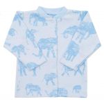 Kojenecký kabátek Baby Service Sloni modrý 40483