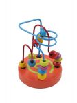 Dřevěná edukační hračka Baby Mix labyrint oranžová Skladem u nás