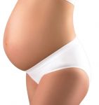 BabyOno Těhotenské kalhotky bílé