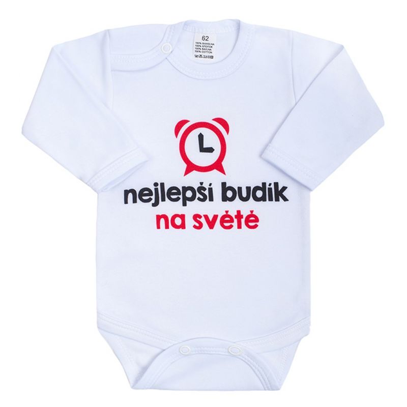 Body s potiskem New Baby nejlepší budík na světě 27026