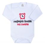 Body s potiskem New Baby nejlepší budík na světě 27021