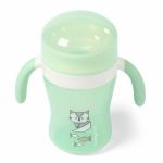 BabyOno Nekapající hrneček 360° s úchyty, 240 ml mátová Skladem u nás