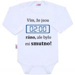 Body s potiskem New Baby 02:00 ráno 39313