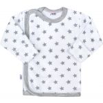 Kojenecká košilka New Baby Classic II šedá s hvězdičkami 34982