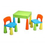 Dětská sada stoleček a dvě židličky NEW BABY multi color 39261