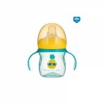 Tréninkový hrníček Canpol Babies s úchyty So Cool - tyrkysový, 150 ml