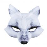Maska bílá liška