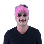 Maska pro dospělé růžová čarodějnice/Halloween