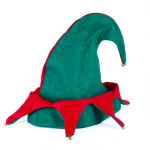 Vánoční čepice elf s rolničkami pro dospělé