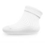 Kojenecké pruhované ponožky New Baby bílé 23457