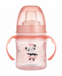 Canpol babies Nevylévací hrníček 120 ml, EasyStart - Panda - růžový