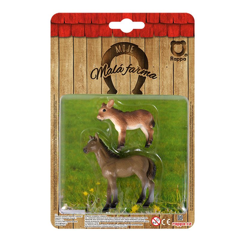 Zvířata na farmě 2 v 1 - kůň a osel RAPPA