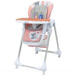 Jídelní židlička Baby Mix Infant pink 39654