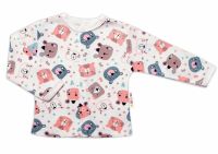 Baby Nellys Kojenecká košilka, New Teddy, růžová barva, vel. 62