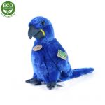 Plyšový papoušek modrý Ara Hyacintový stojící 23 cm ECO-FRIENDLY