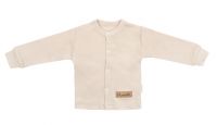 Mamatti Novorozenecká bavlněná košilka, kabátek, Baby Fox - béžová, vel. 74