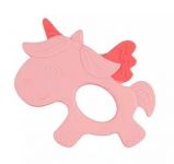 Silikonové kousátko Canpol Babies Jednorožec, růžový