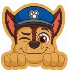 Carbotex Dětský dekorační polštářek Paw Patrol Chase Big - hnědý Skladem u nás 