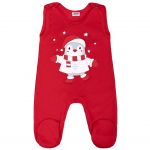 Kojenecké bavlněné dupačky New Baby Winter Penguin vel.68 Skladem u nás