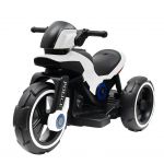 Dětská elektrická motorka Baby Mix POLICE bílá 38055