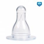 Silikonová kulatá savička třešinka 2 ks Canpol Babies, 6m+