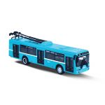 Kovový trolejbus DPO Ostrava modrý 16 cm