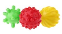 TULLO Edukační barevné míčky 3ks v balení - zelený/červený/žlutý Skladem u nás 