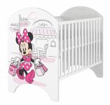 BabyBoo Dětská postýlka Disney Minnie/Shopping, 120x60cm