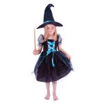 Dětský kostým čarodějnice Agáta/Halloween (M)