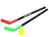 Hokejky s pukem 70 cm 2 ks v balení Skladem u nás 
