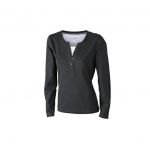 Dámské triko James & Nicholson Henley Shirt Longsleeves S Skladem u nás