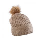 Myrtle Beach Čepice s bambulí Knitted Hat with shiny effect Myrtle Beach Skladem u nás 