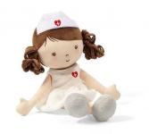 BabyOno Látková panenka zdravotní sestra GRACE, bílá Skladem u nás