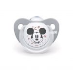 Šidítko NUK Trendline Mickey Mouse 6-18m šedé 48597
