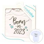 Body s potiskem New Baby Born in 2023 - dárkové balení 50186