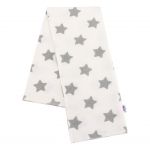 Flanelová plena s potiskem New Baby bílá STARS 49864