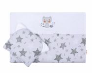 Dětská sada do kočárku Baby Nellys ® STARMIX, bílo-šedá