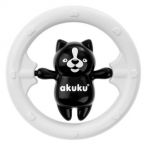 Chrastítko s Medvídkem - černo/bílé, Akuku